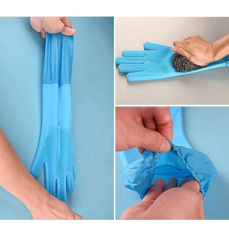 Pet Grooming Cleaning Gloves