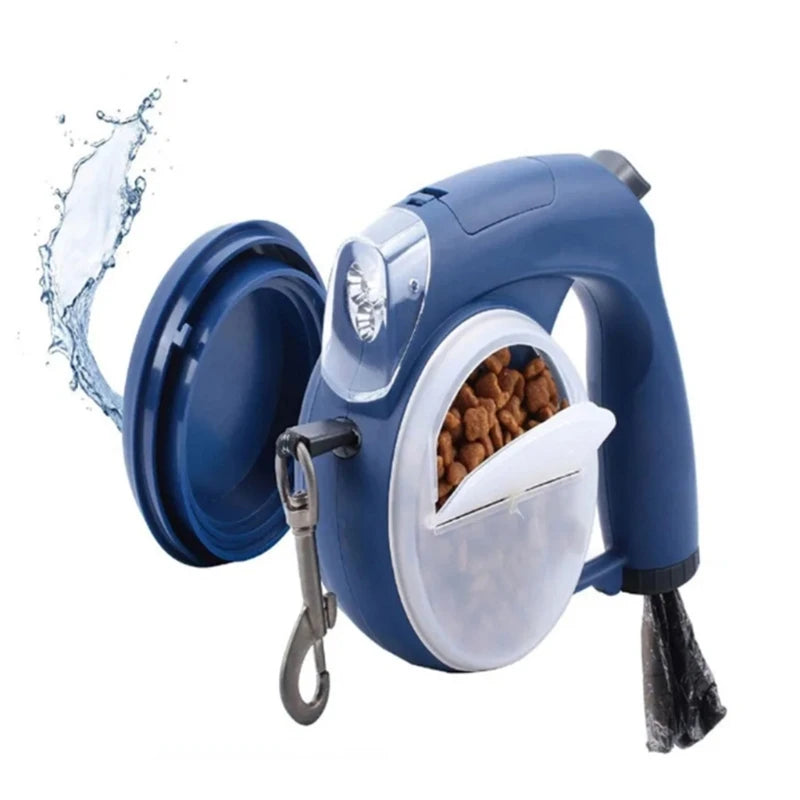 Retractable Dog Leash - With Bag Holder