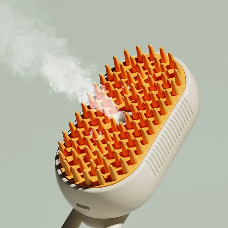 Pet Steam Hair Brush 3in1