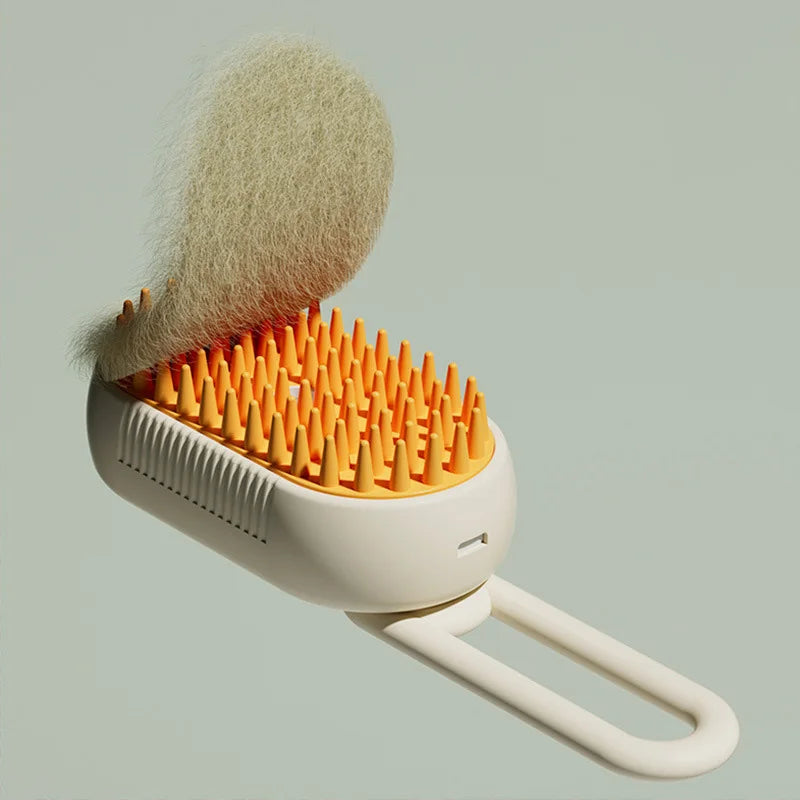 Pet Steam Hair Brush 3in1